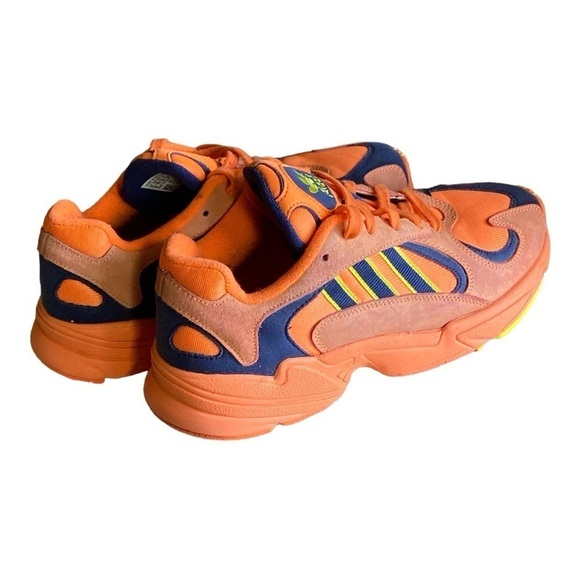 ADIDAS Originals Yung-1 YUNG SERIES Suede/Nylon Orange Yellow Blue Men Size 8 - Picture 8 of 11